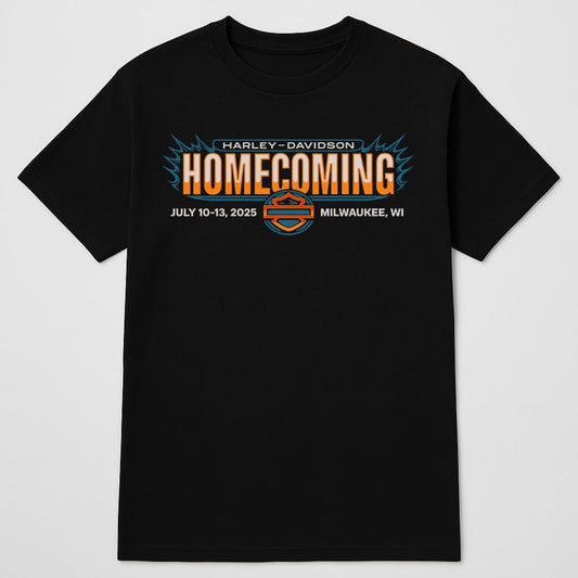 Homecoming Biker Festival - Official Milwaukee T-shirt Edition - motorcycle - accessories - iron - horse - accessories