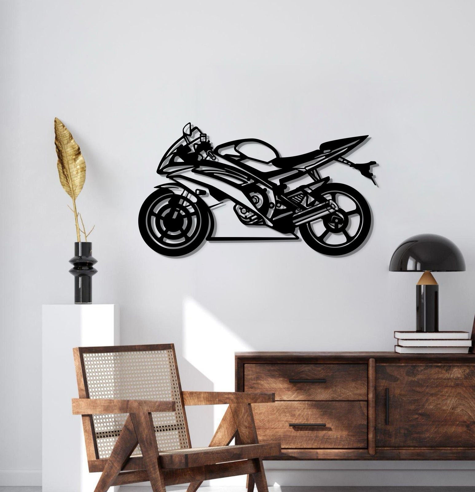 2014 R6 Metal Motorcycle Wall Art - MT0509 - motorcycle - accessories - iron - horse - accessories