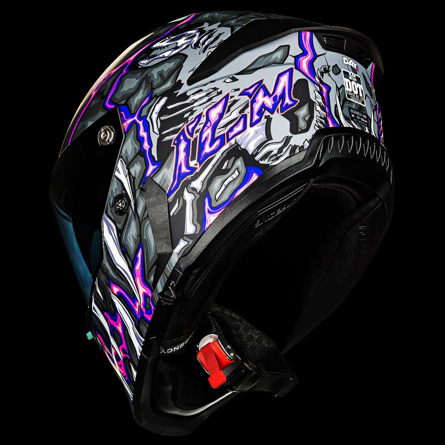 ILM Full Face Motorcycle Helmets Racing Helmet Model MF509 - motorcycle - accessories - iron - horse - accessories