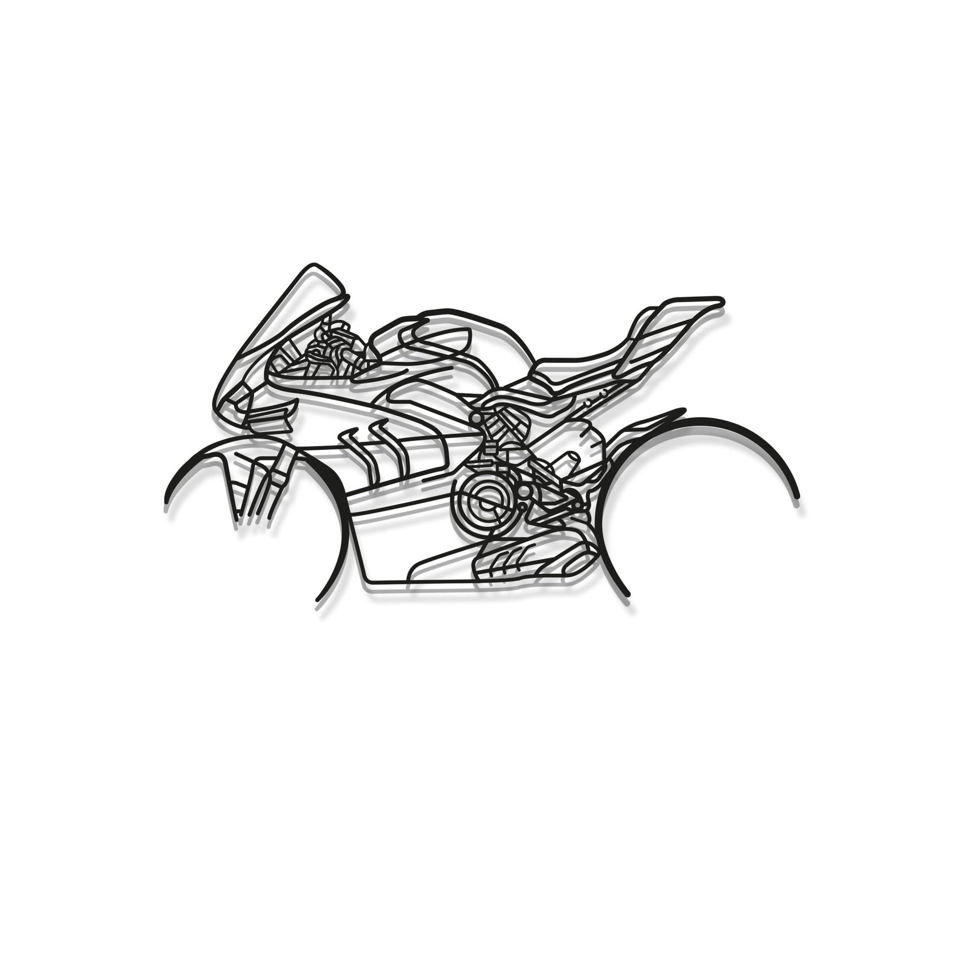 V4SP Metal Motorcycle Wall Art - MT1105 - motorcycle - accessories - iron - horse - accessories