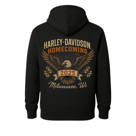 Homecoming Biker Festival - Official Milwaukee Hoodie Edition - motorcycle - accessories - iron - horse - accessories