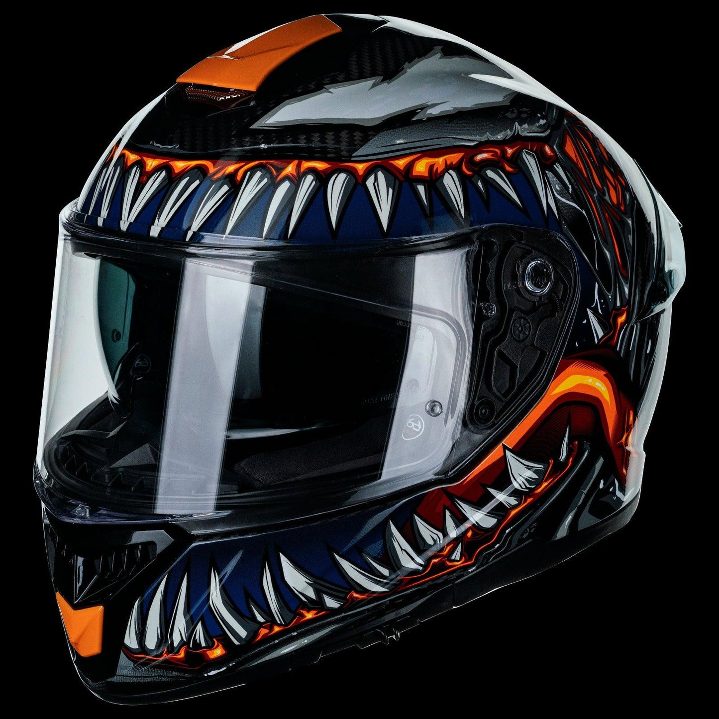 ILM Full Face Motorcycle Carbon Fiber Helmet Model 861C - motorcycle - accessories - iron - horse - accessories