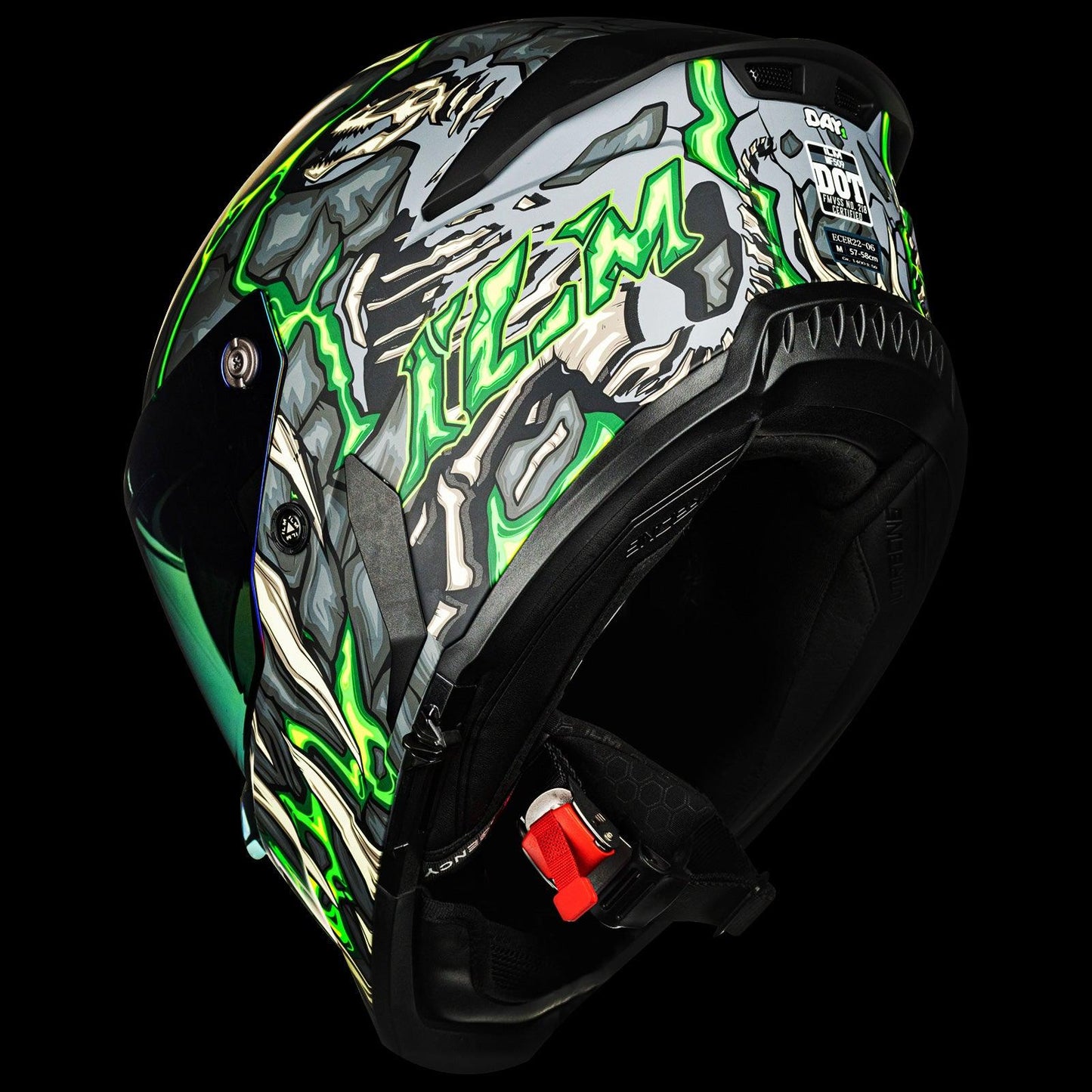 ILM Full Face Motorcycle Helmets Racing Helmet Model MF509 - motorcycle - accessories - iron - horse - accessories