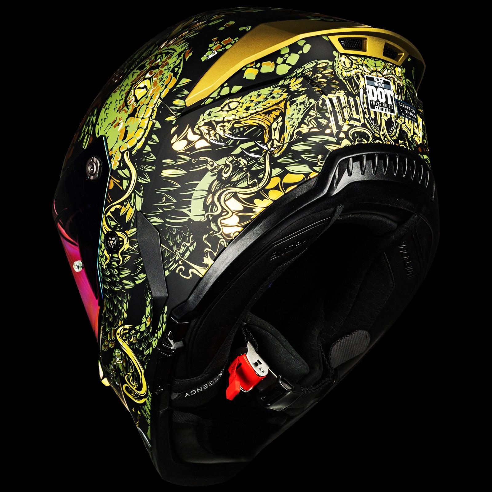 ILM Full Face Motorcycle Helmets Racing Helmet Model MF509 - motorcycle - accessories - iron - horse - accessories