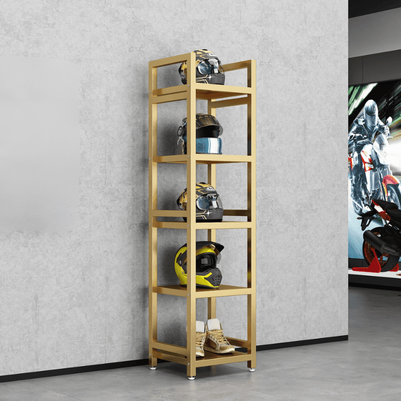 HSQ™ Motorcycle Gear Storage/Display Rack - motorcycle - accessories - iron - horse - accessories