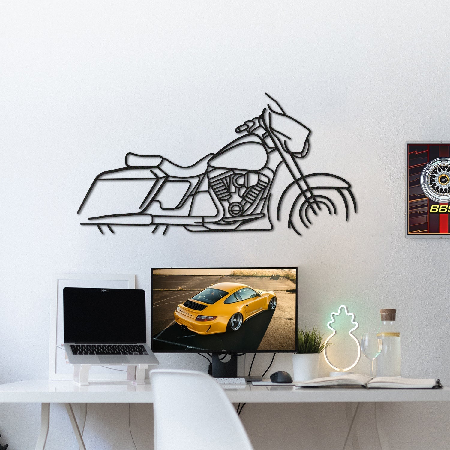Harley Davidson Street Glide Metal Motorcycle Wall Art - MT1094 - motorcycle - accessories - iron - horse - accessories
